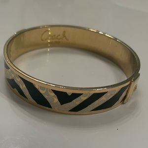 Coach animal print bangle